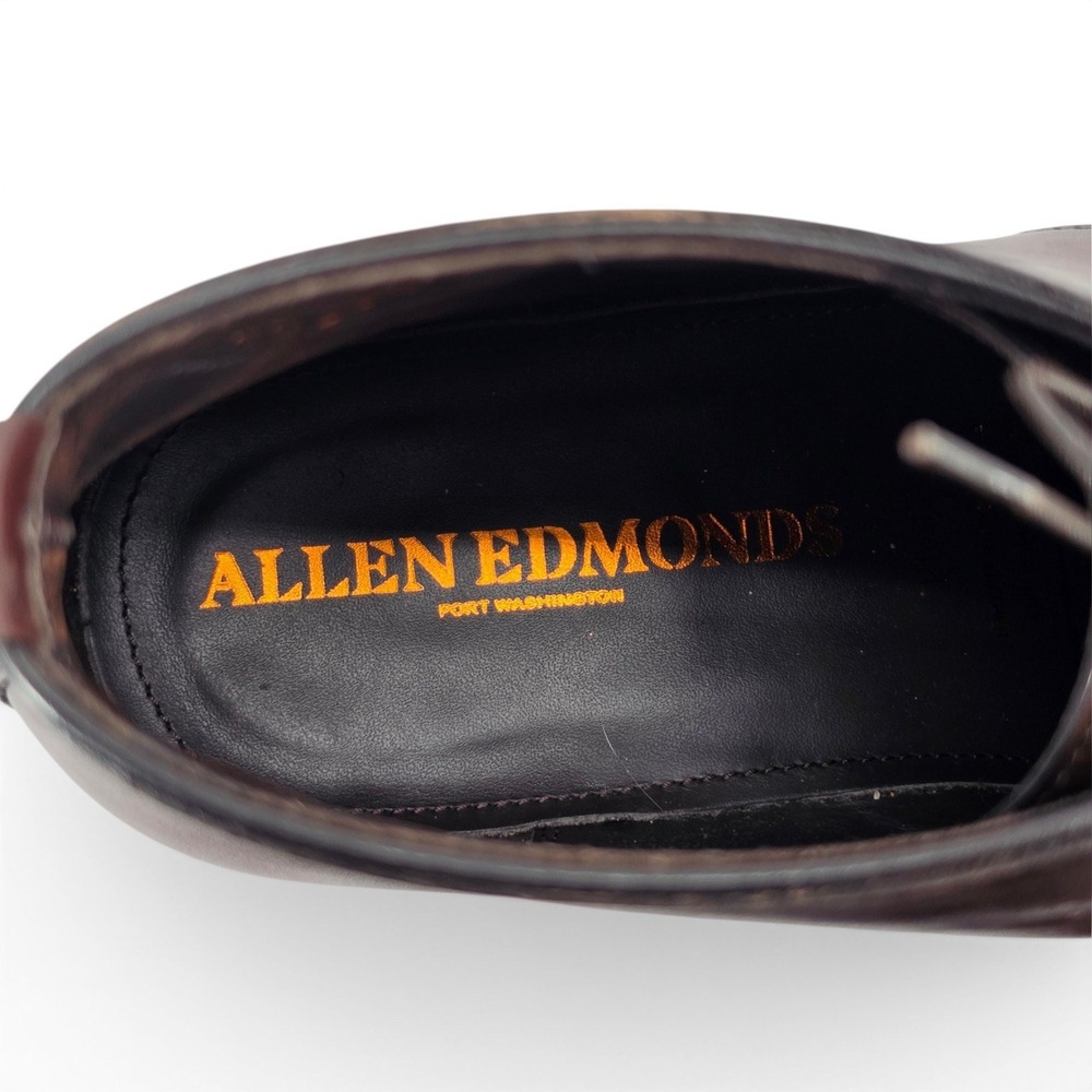 Allen Edmonds Mens 10 Brown Leather Chukka Boots USA Made Moc Toe Lace Up EUC - Picture 7 of 7